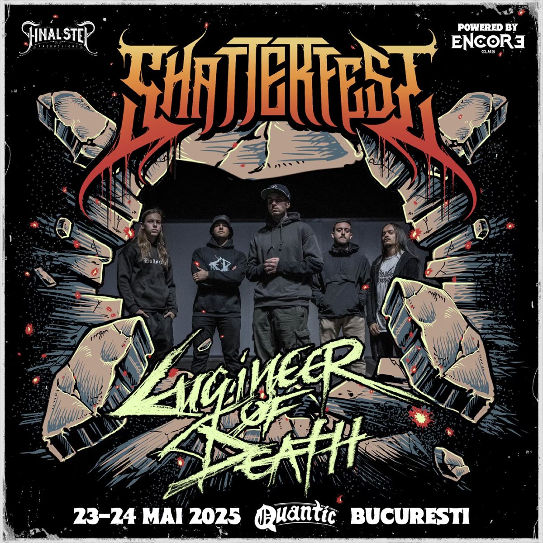 Noul festival ShatterFest 2025, dedicat genurilor metalcore și deathcore, se va desfășura în Quantic