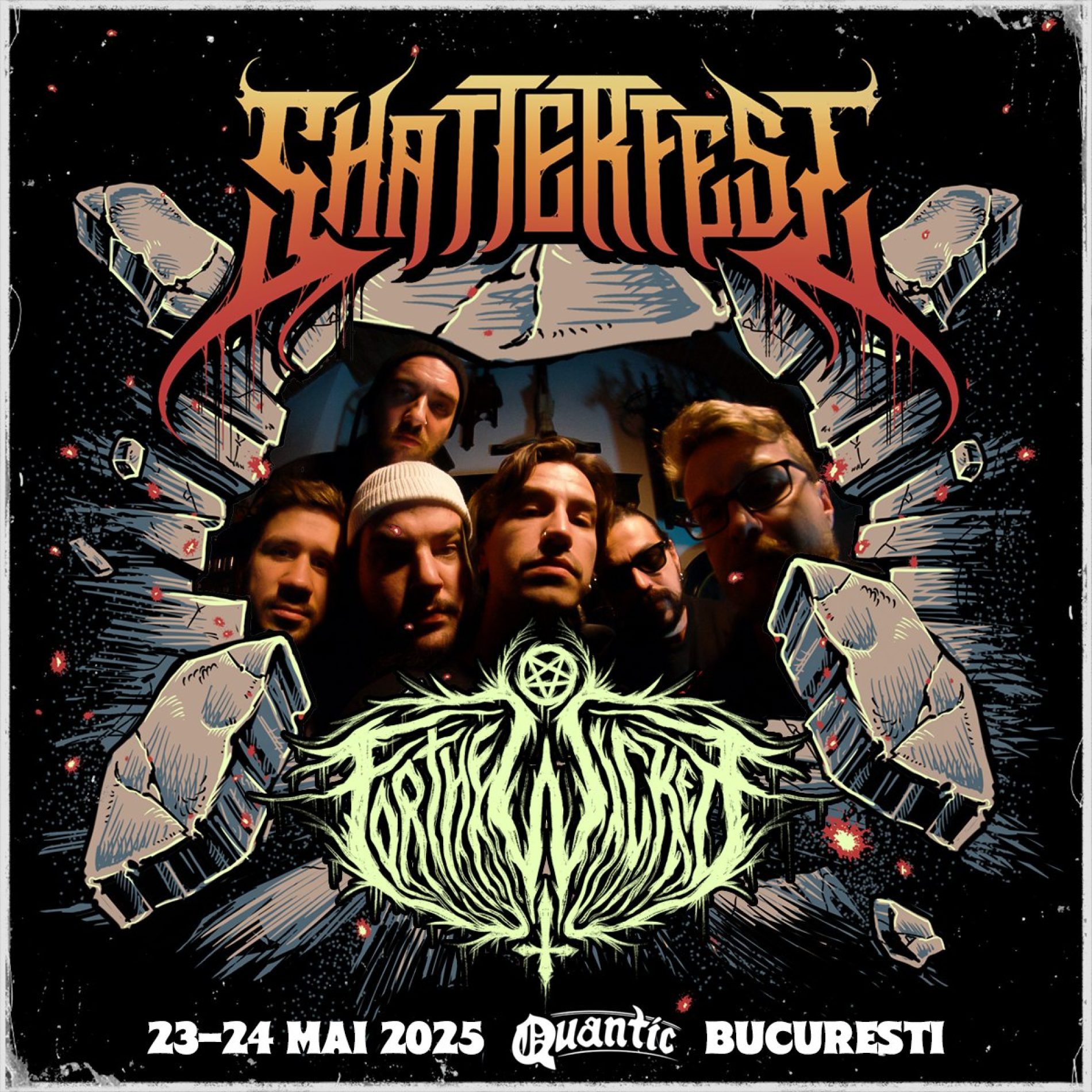 Noul festival ShatterFest 2025, dedicat genurilor metalcore și deathcore, se va desfășura în Quantic