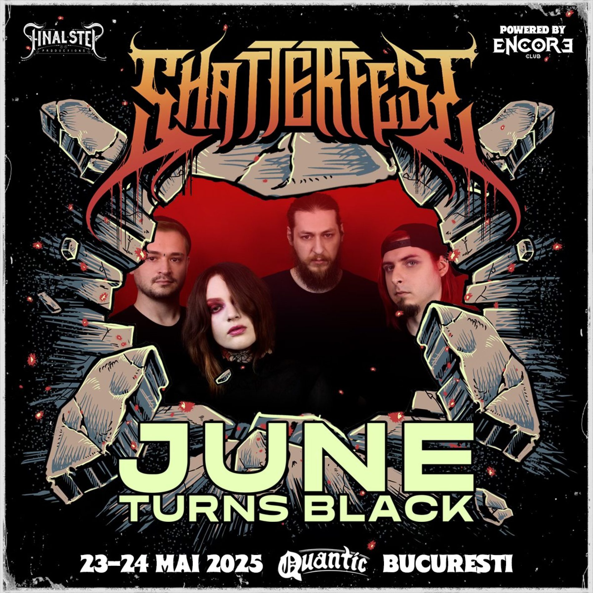 Noul festival ShatterFest 2025, dedicat genurilor metalcore și deathcore, se va desfășura în Quantic