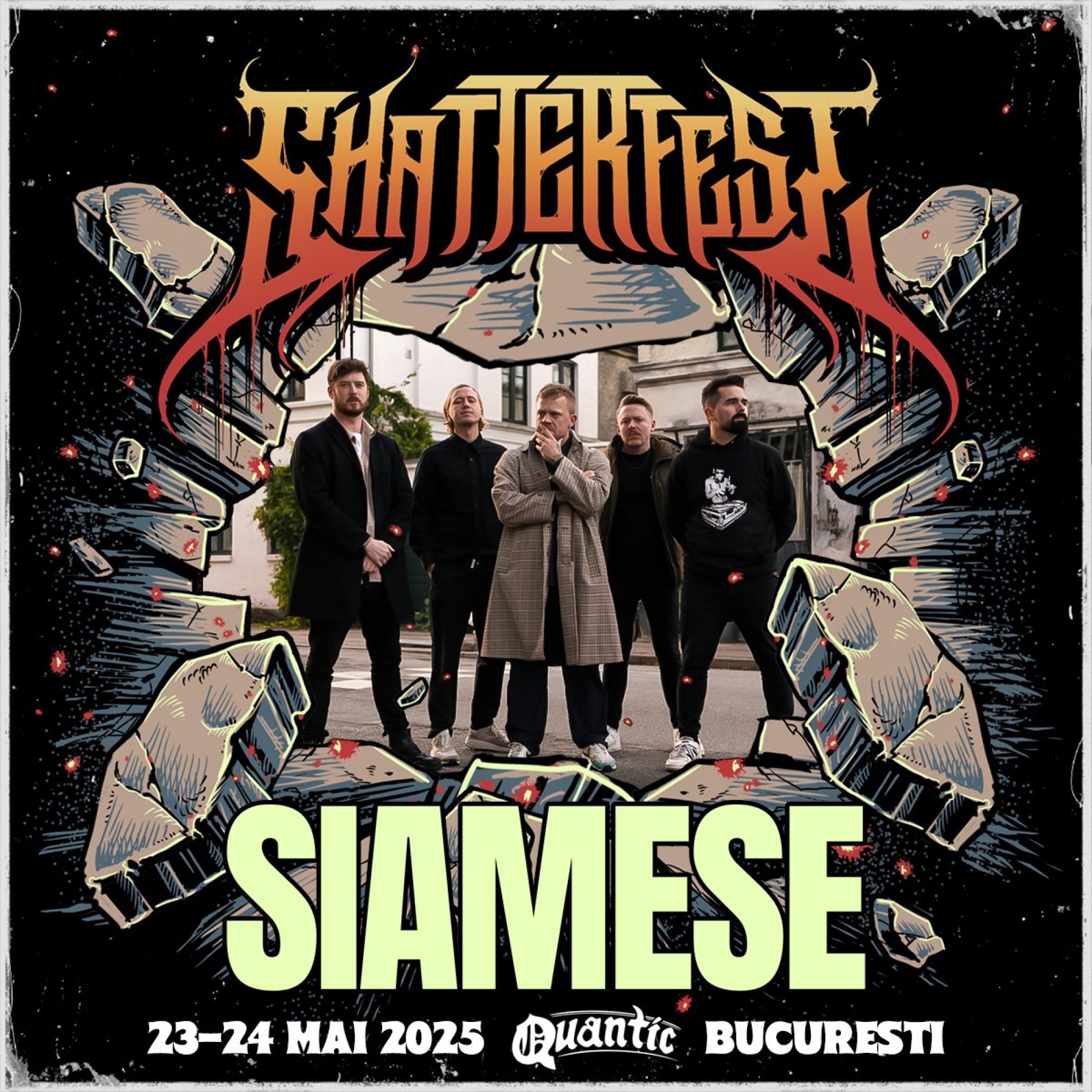 Noul festival ShatterFest 2025, dedicat genurilor metalcore și deathcore, se va desfășura în Quantic