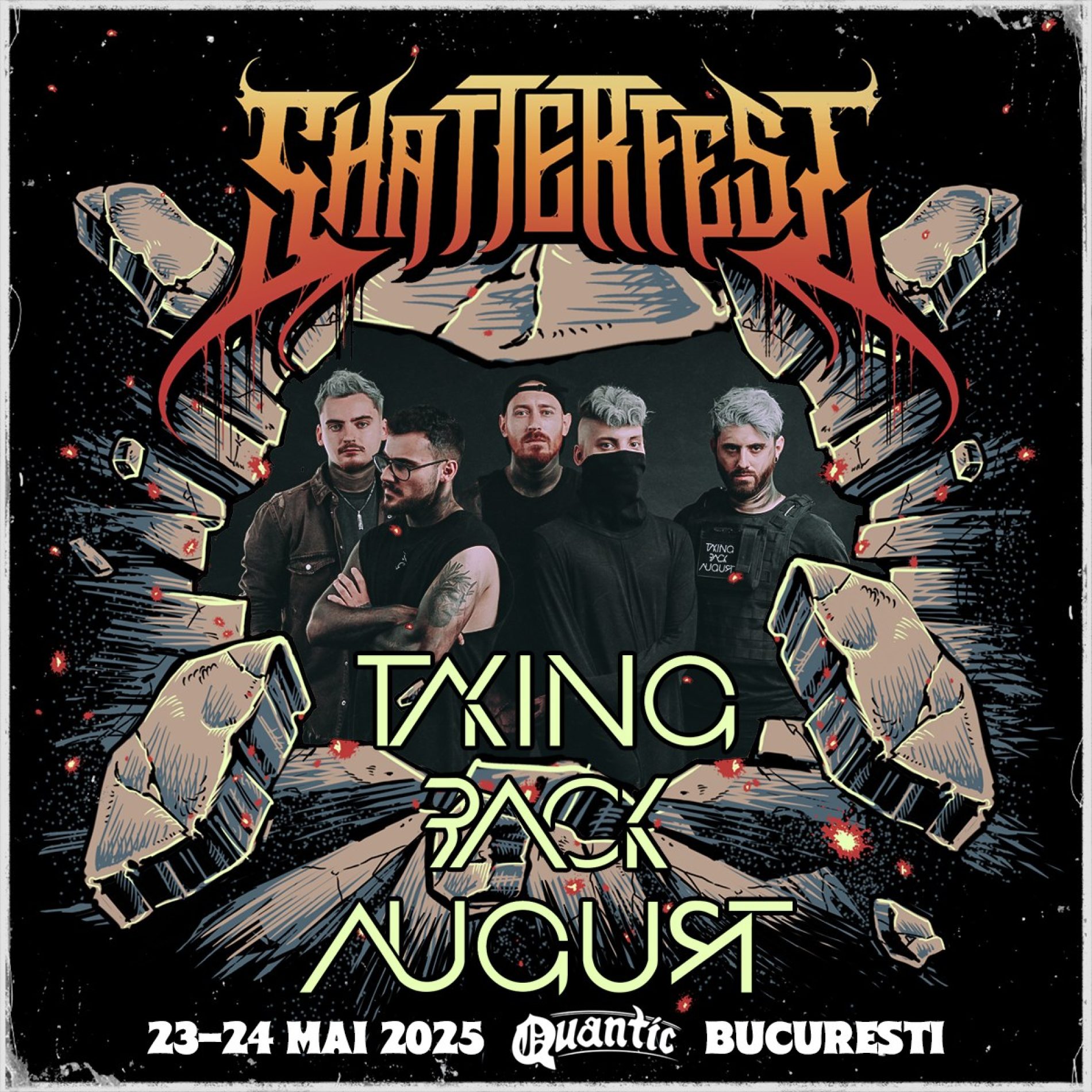 Noul festival ShatterFest 2025, dedicat genurilor metalcore și deathcore, se va desfășura în Quantic