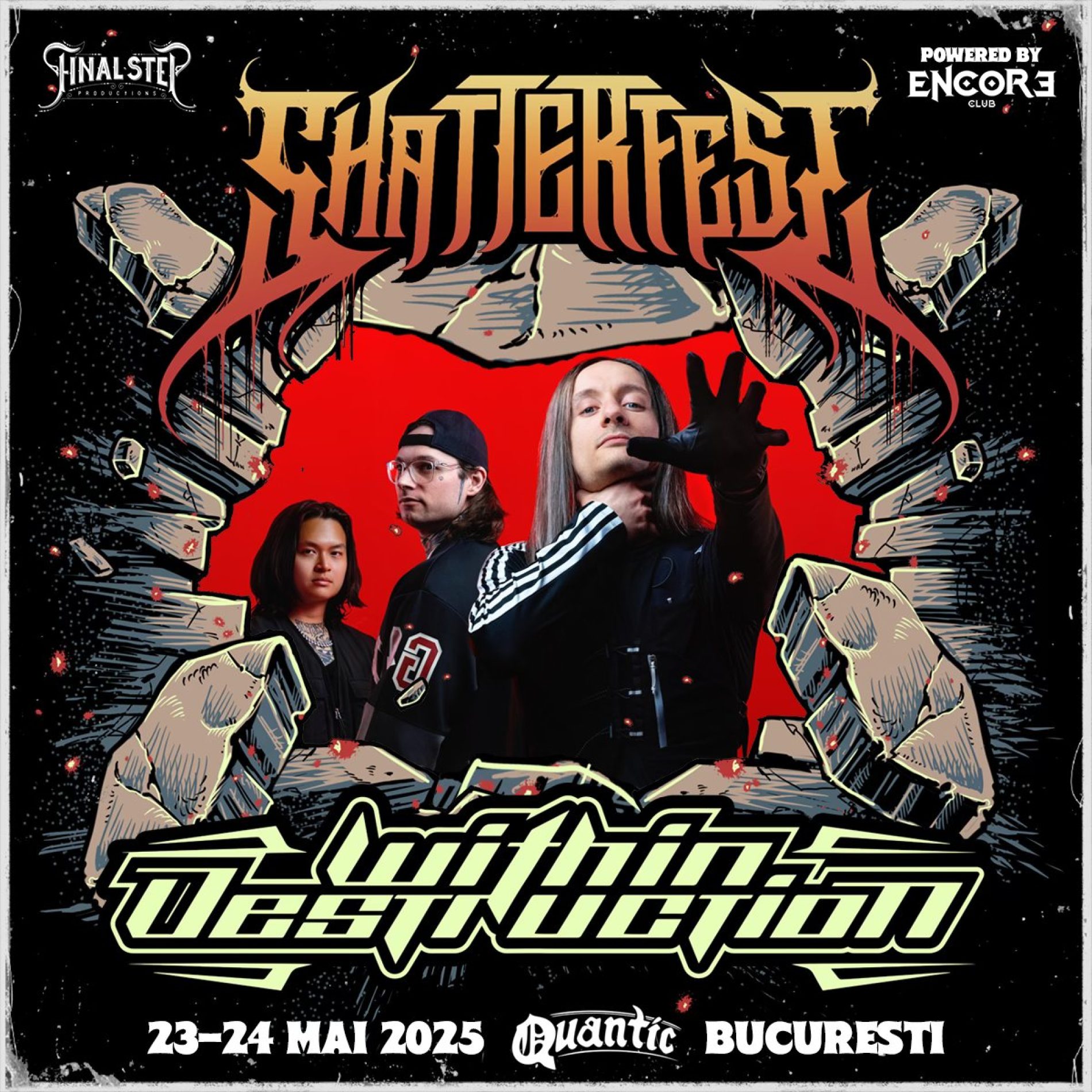Noul festival ShatterFest 2025, dedicat genurilor metalcore și deathcore, se va desfășura în Quantic