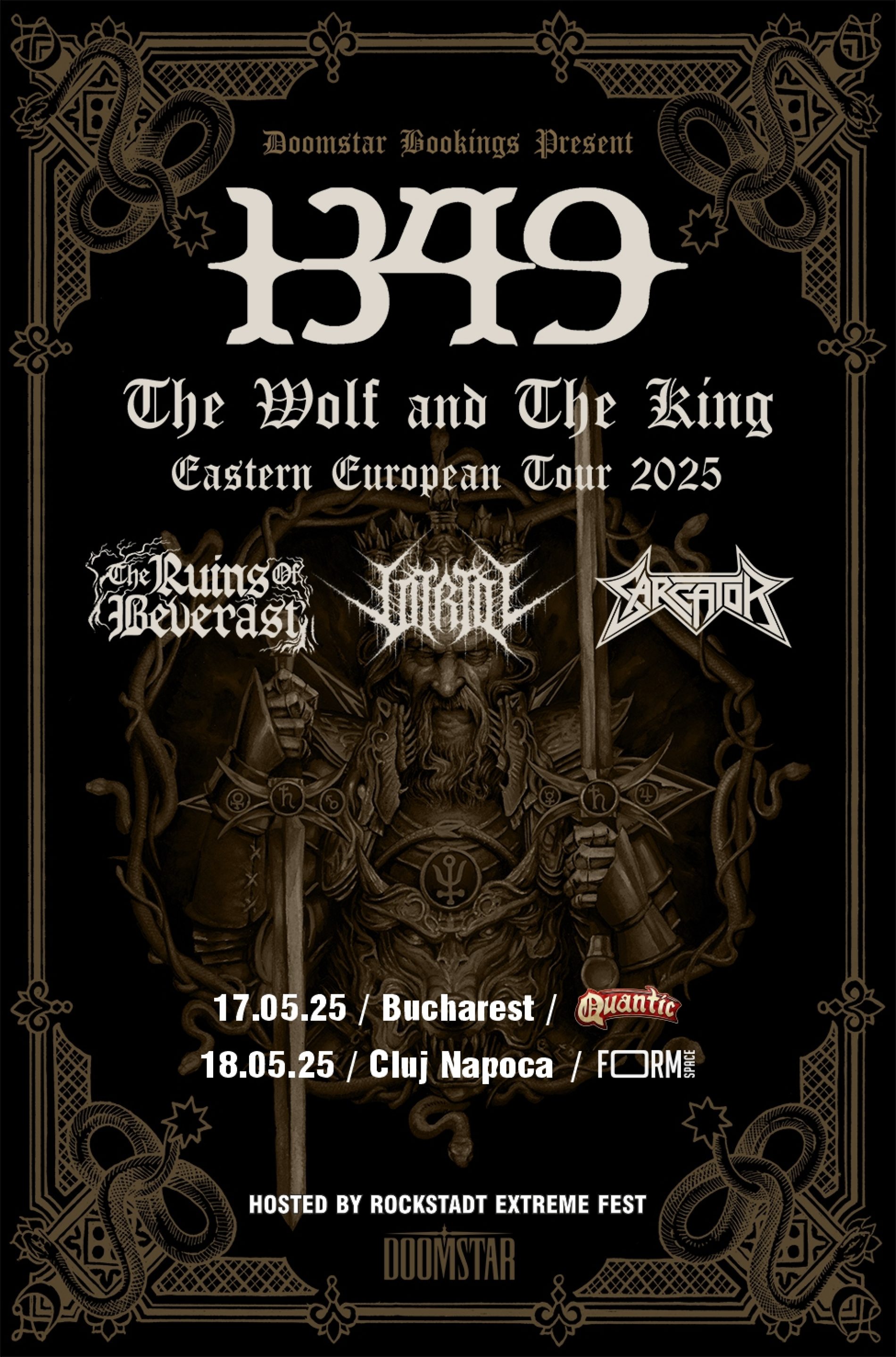 1349 revine România cu două concerte alături de The Ruins Of Beverast