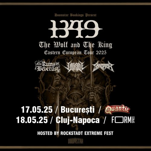 1349 revine România cu două concerte alături de The Ruins Of Beverast
