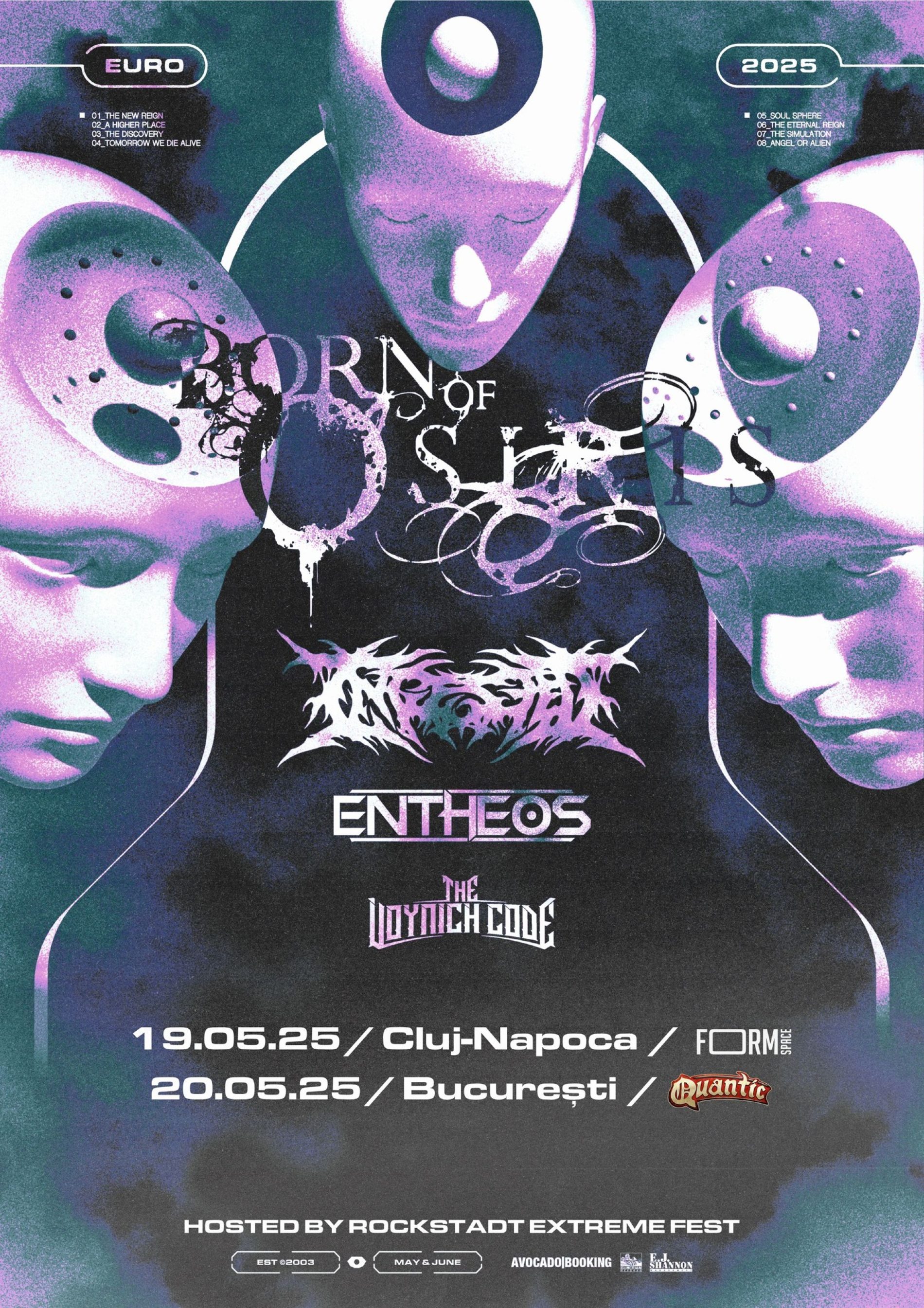 Born of Osiris și Ingested vor susține două concerte în România