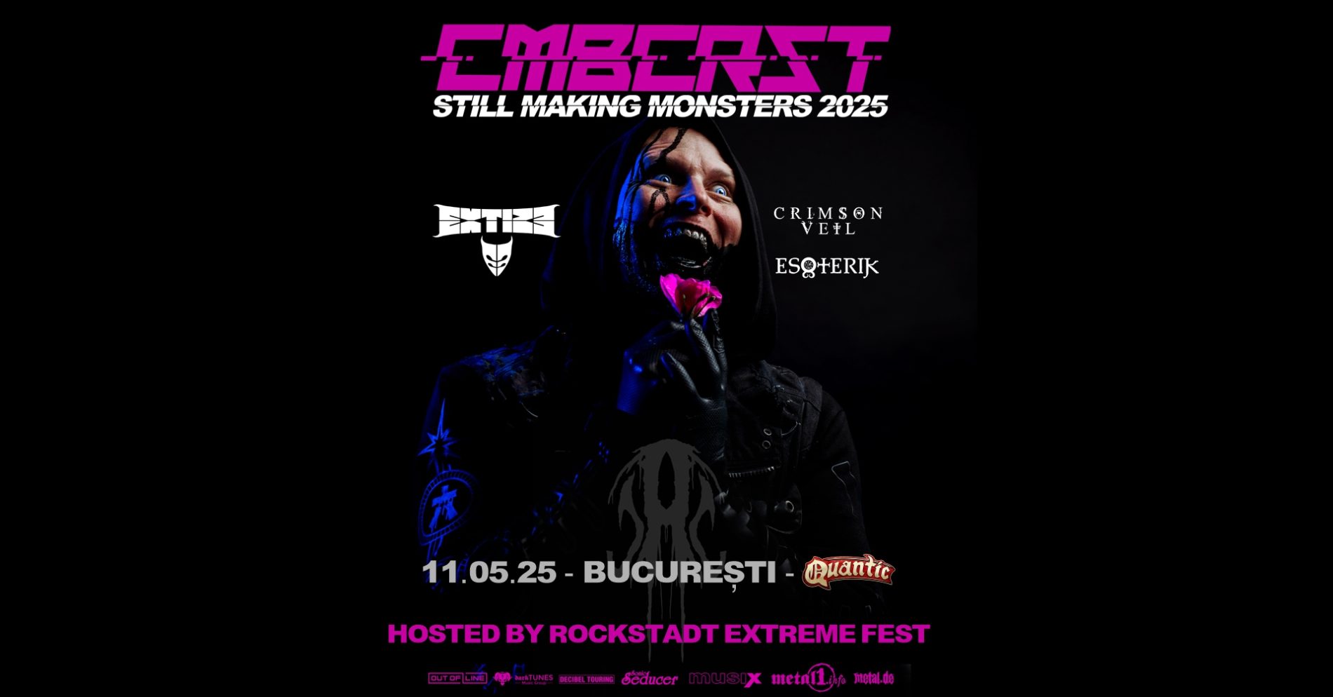Galerie foto concert Combichrist, Extize, Crimson Veil și Esoterik în Quantic