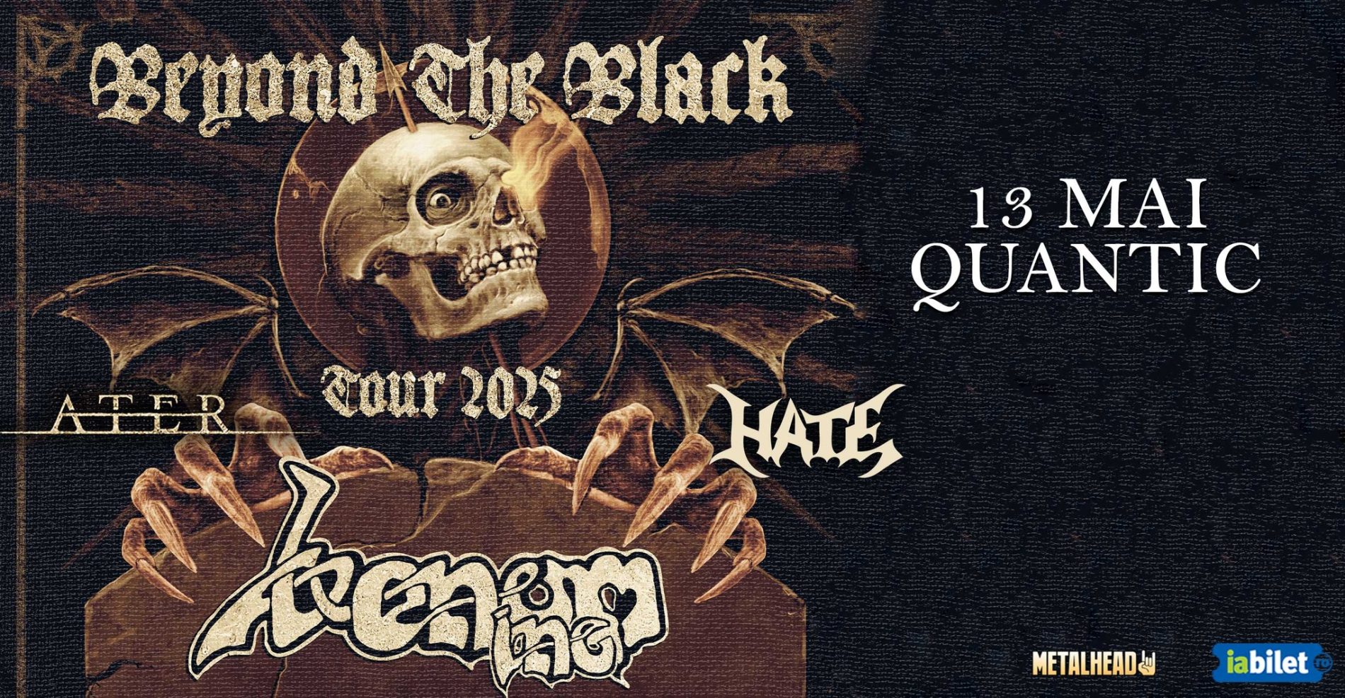 Galerie foto concert Venom Inc., Hate și ATER în Quantic