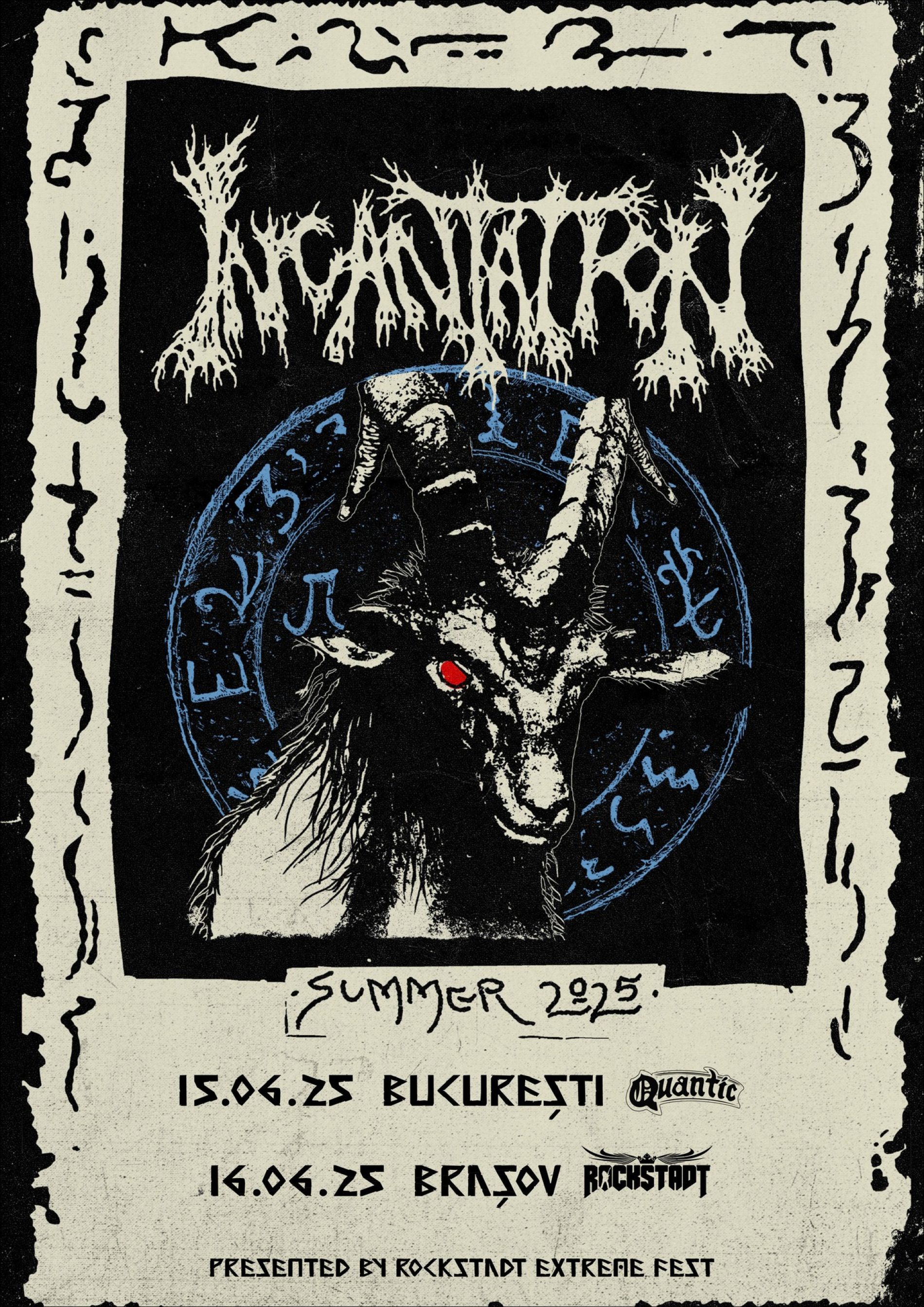 Incantation revine în România cu două concerte