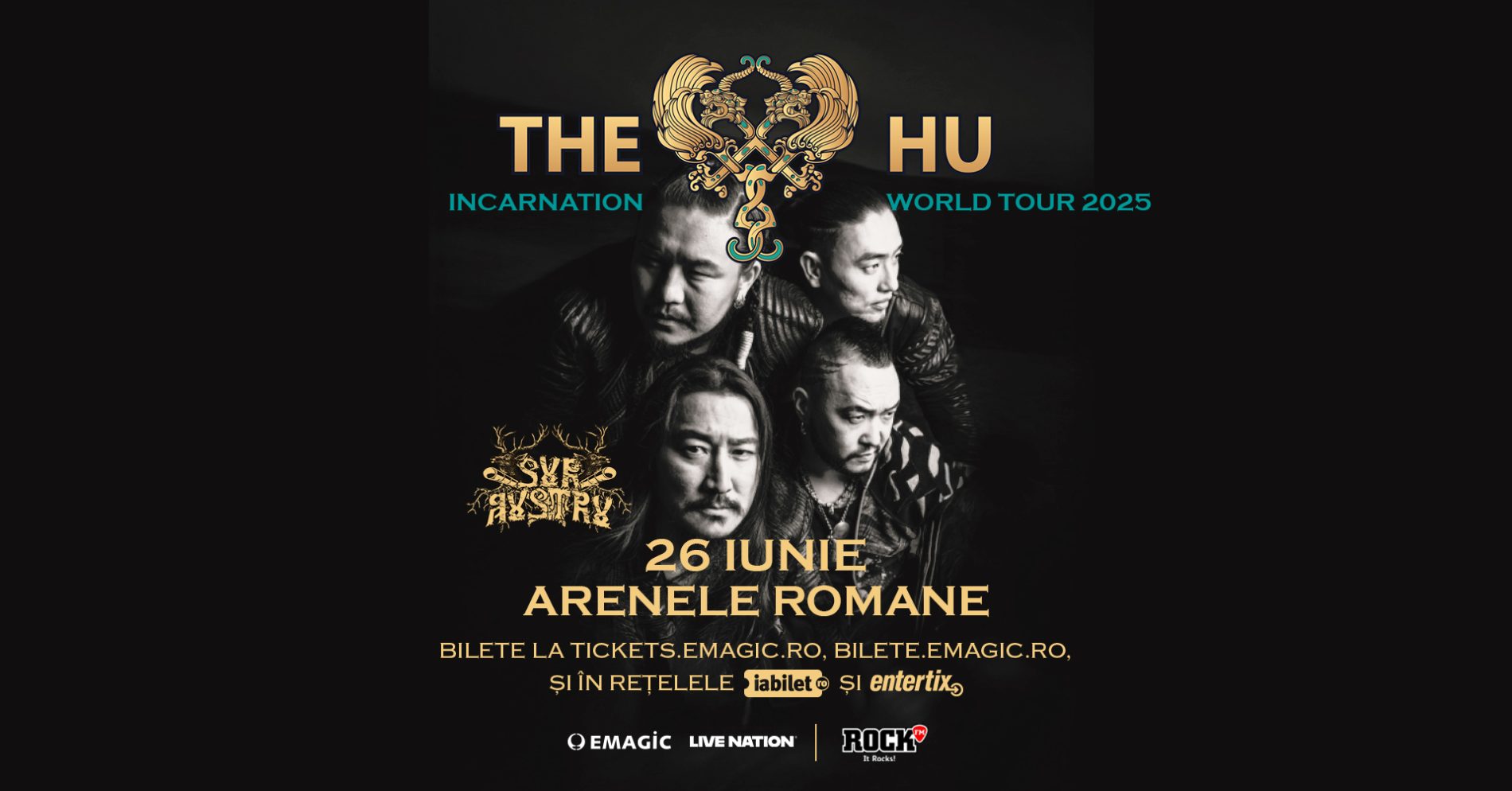 Galerie foto concert The HU și Sur Austru la Arenele Romane