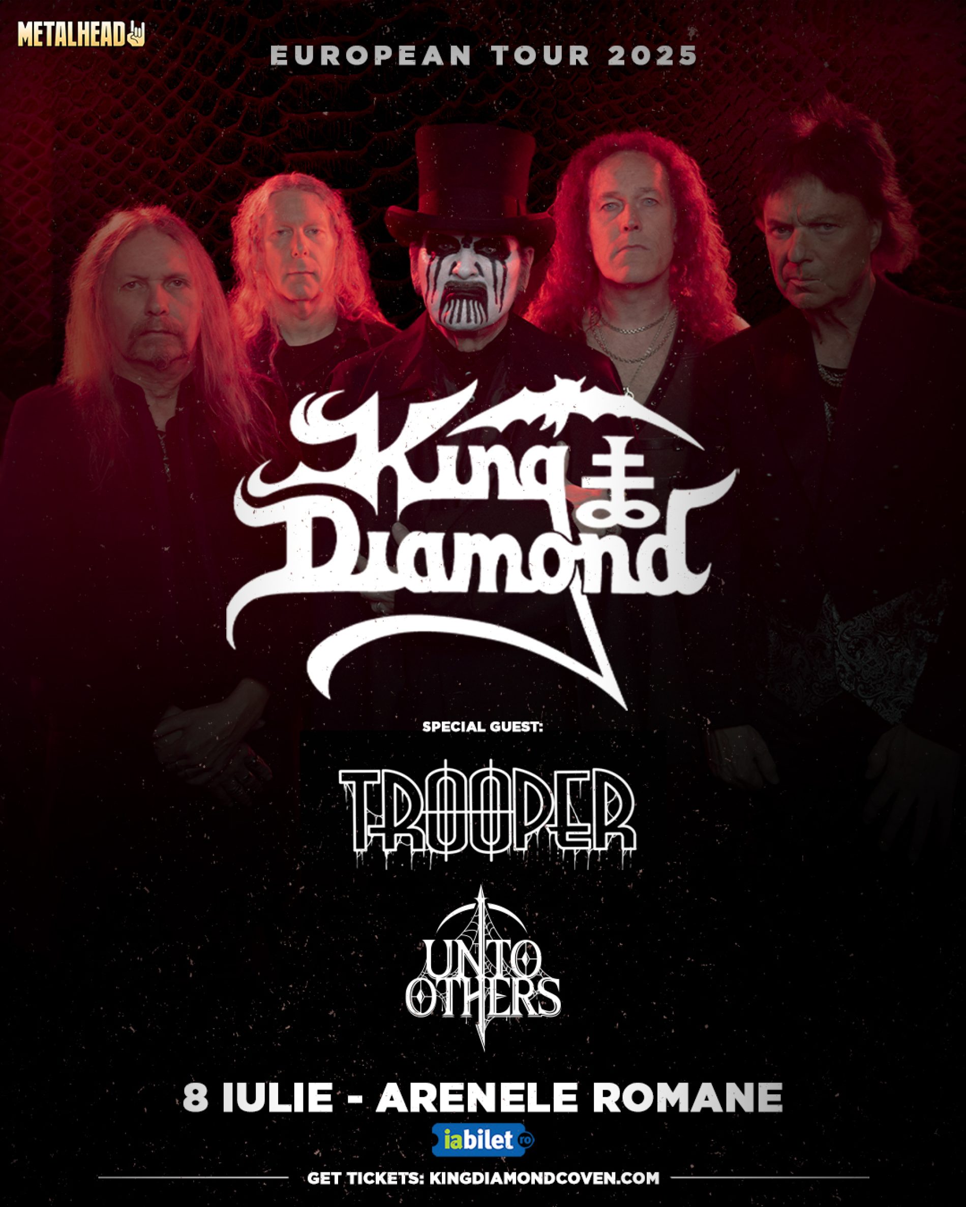 King Diamond la Arenele Romane: Program și reguli de acces