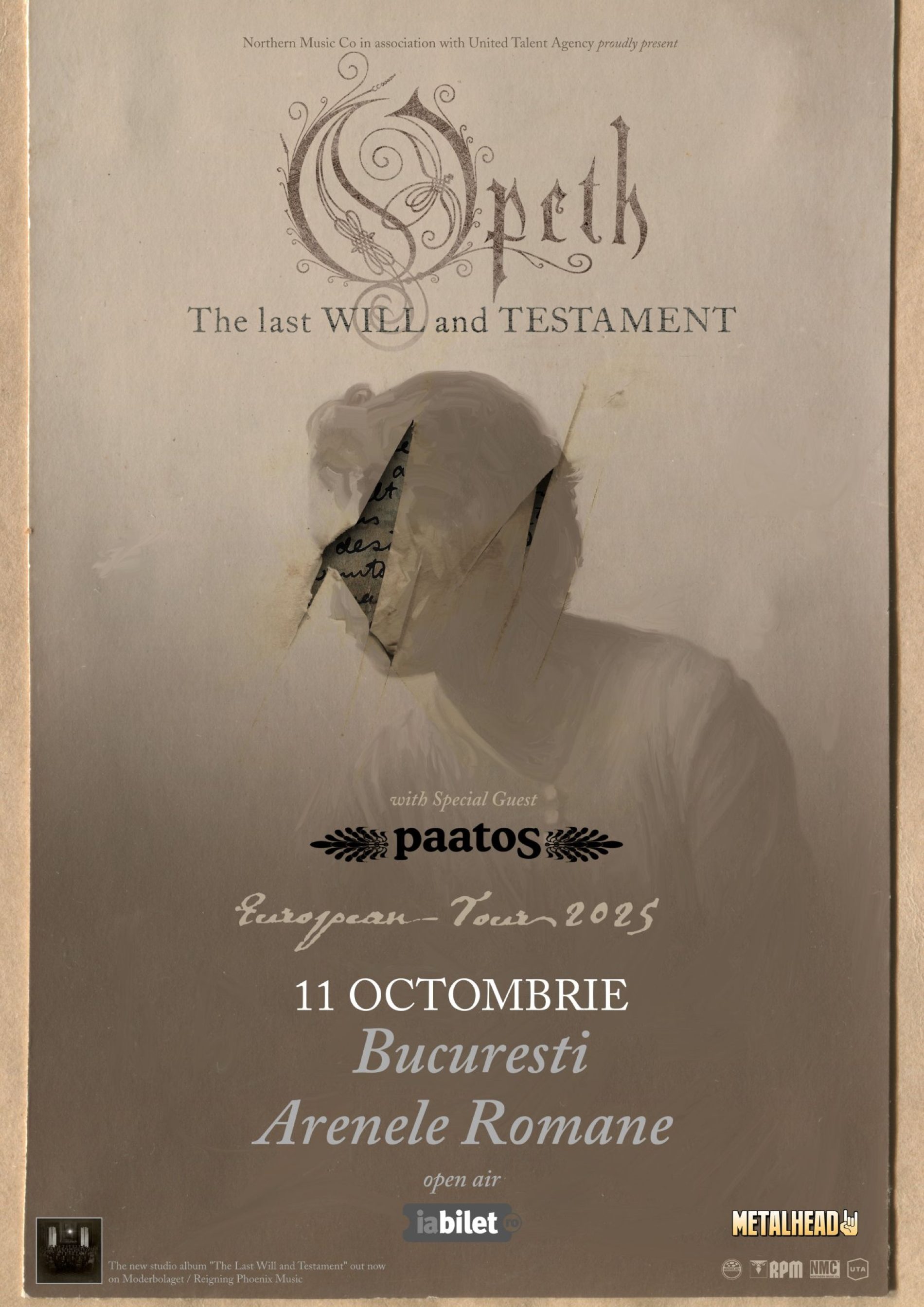 Cronică de concert Opeth și Paatos, 11 octombrie 2025, Arenele Romane
