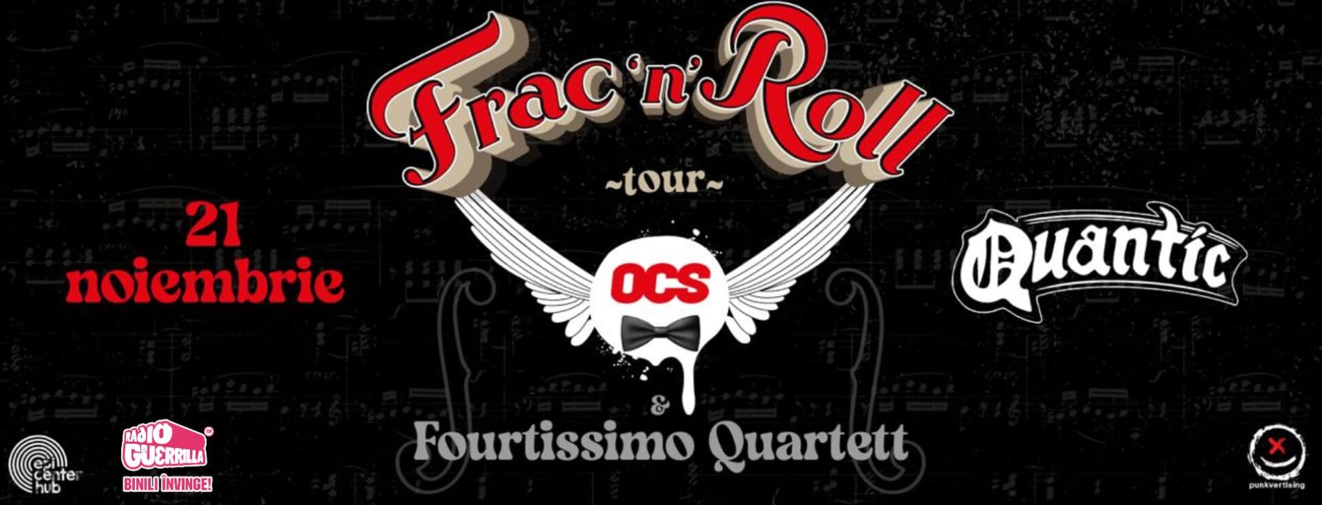 Galerie foto concert Omul cu Șobolani & Fourtissimo Quartet în Quantic