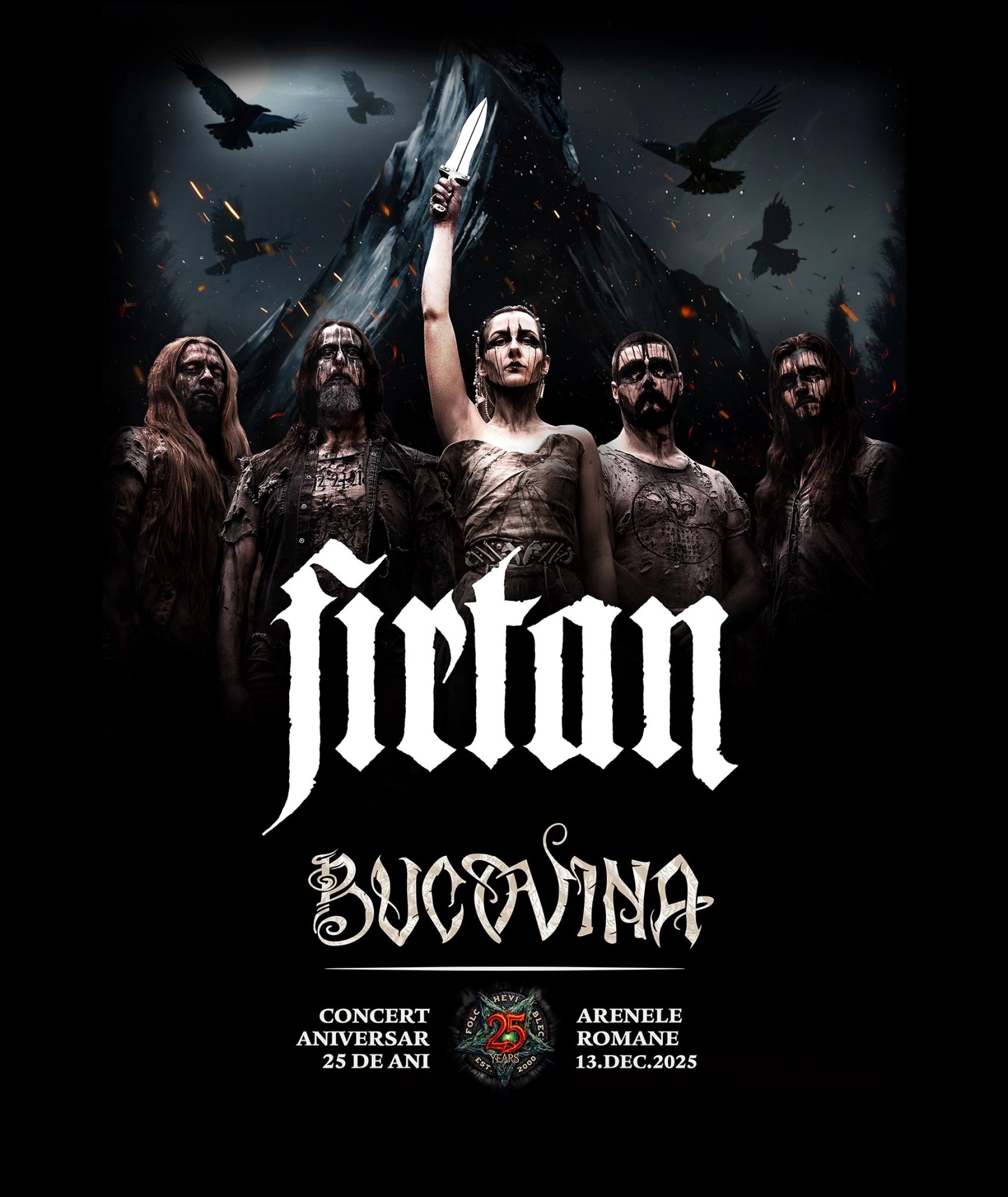 Firtan și Odyssey vor deschide concertul Bucovina de la Arenele Romane