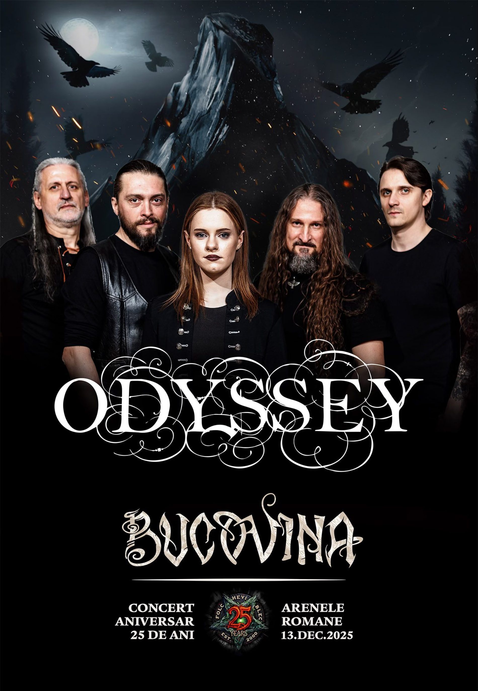 Firtan și Odyssey vor deschide concertul Bucovina de la Arenele Romane