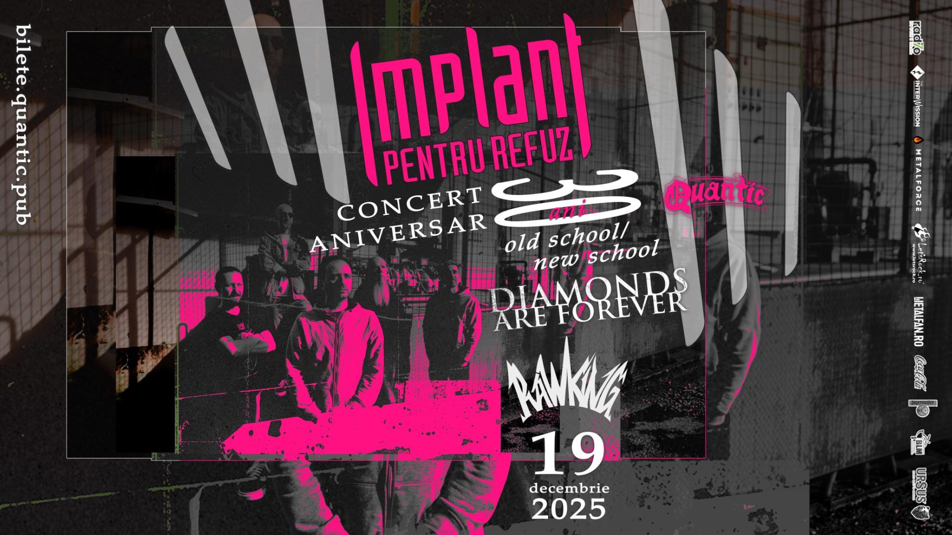 Galerie foto concert Implant Pentru Refuz, Diamonds Are Forever și RawKing în Quantic