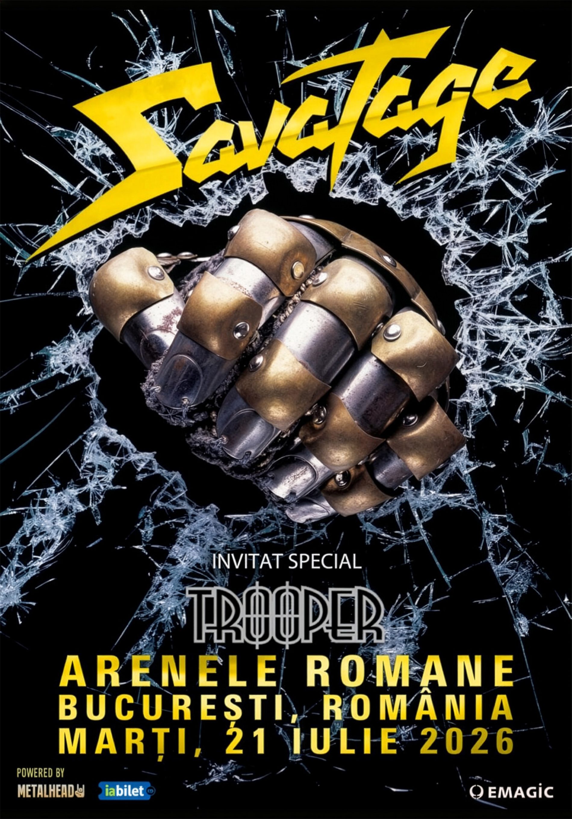Savatage concertează la Arenele Romane pe 21 iulie