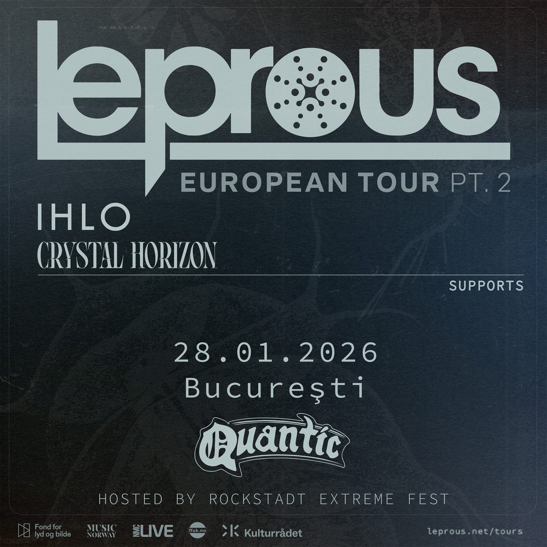 Cronică de concert Leprous, Ihlo și Crystal Horizon, 28 ianuarie 2026, Quantic