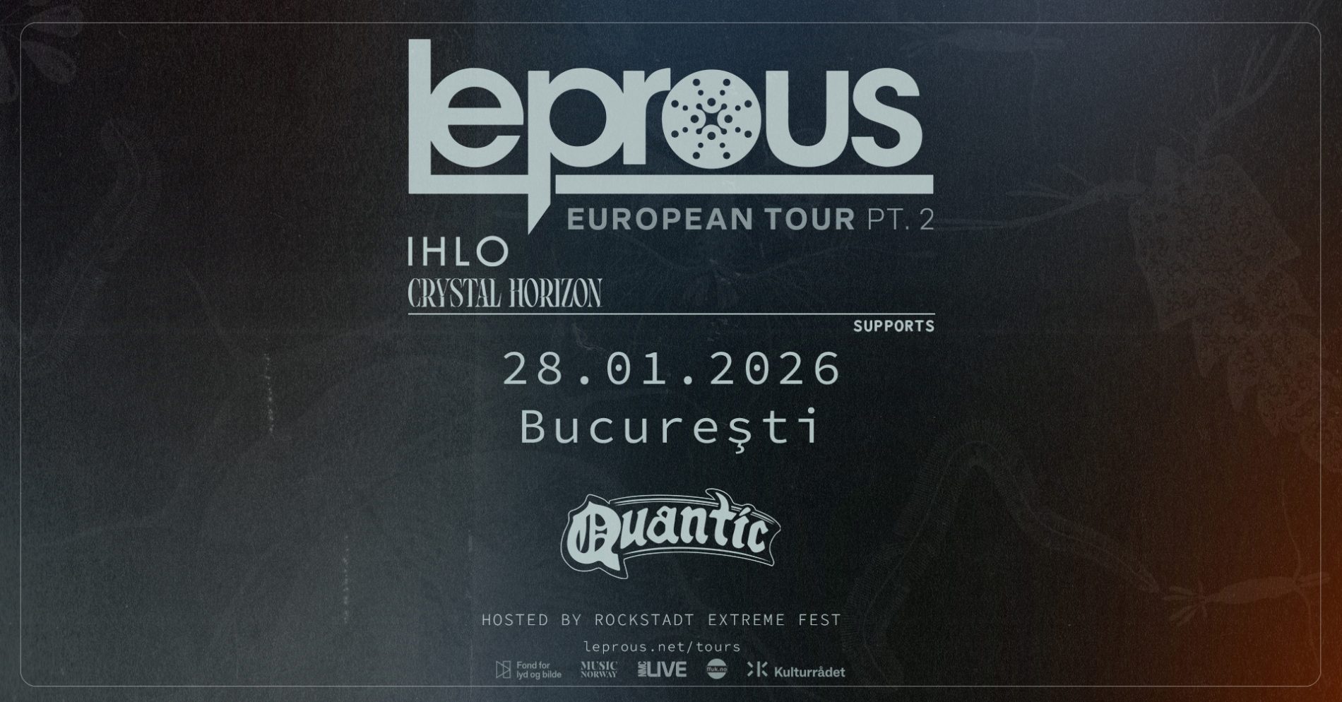 Galerie foto concert Leprous, Ihlo și Crystal Horizon în Quantic