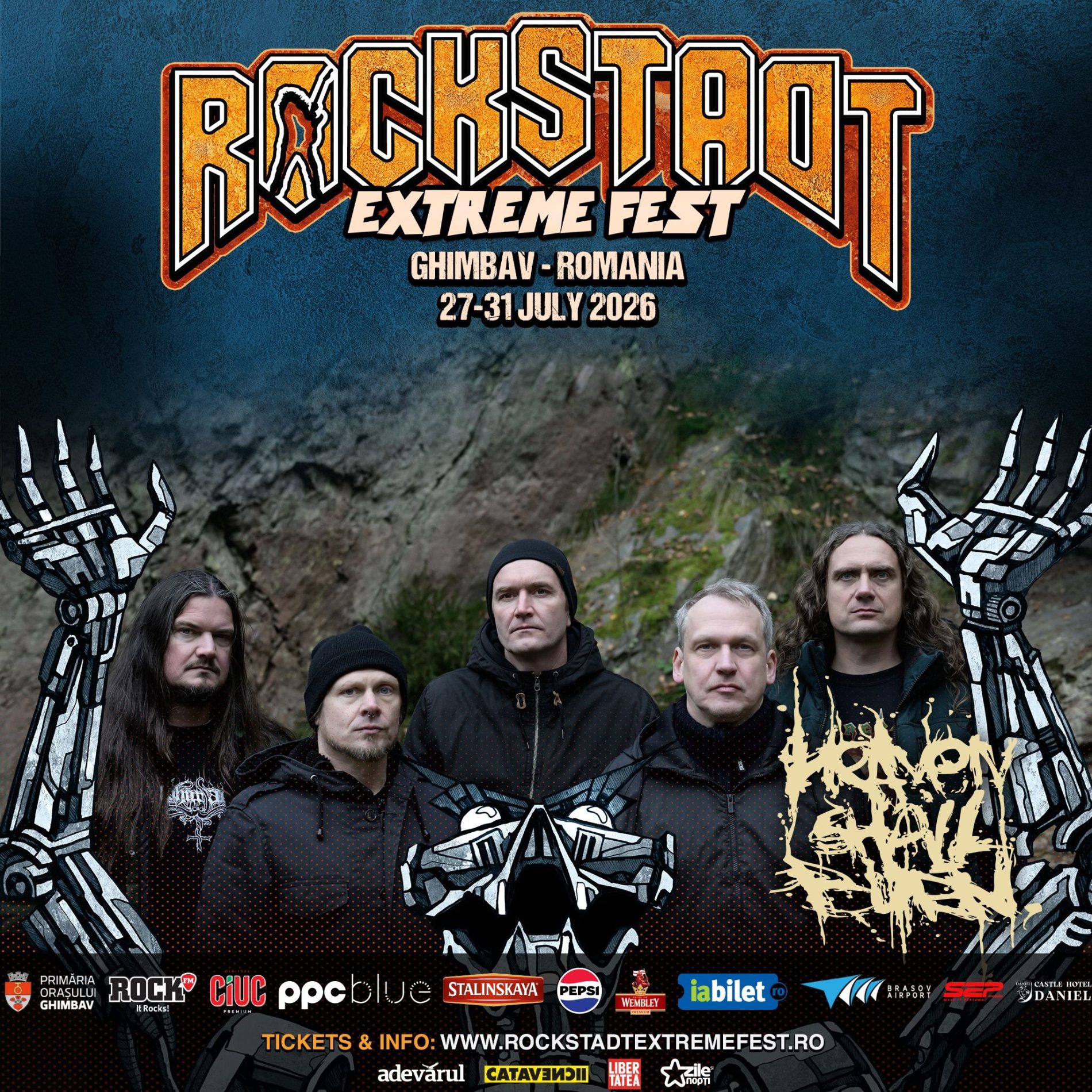 Rockstadt Extreme Fest anunță 3 trupe noi pentru ediția din 2026
