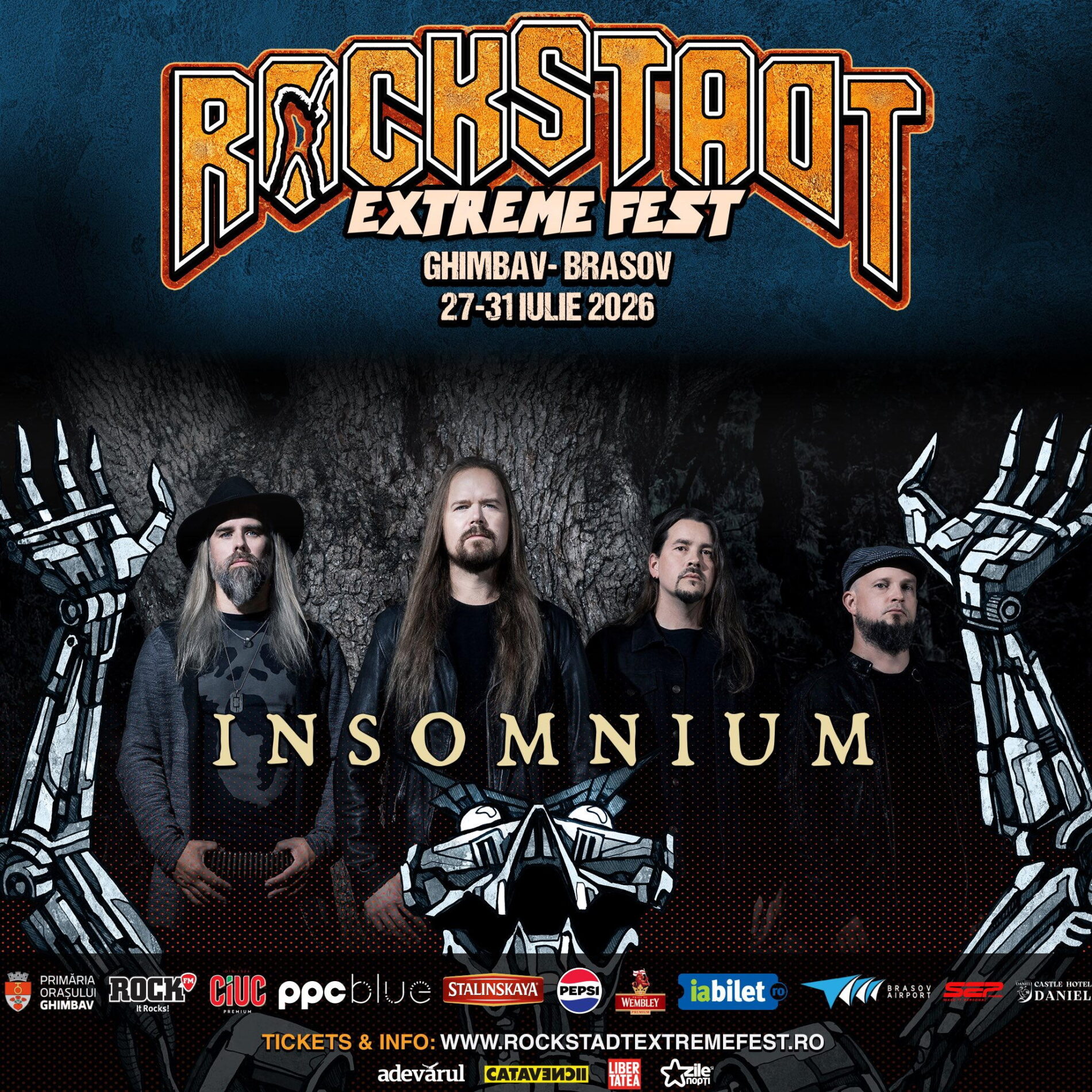 The Prodigy, Animals as Leaders și Insomnium confirmate la Rockstadt Extreme Fest 2026