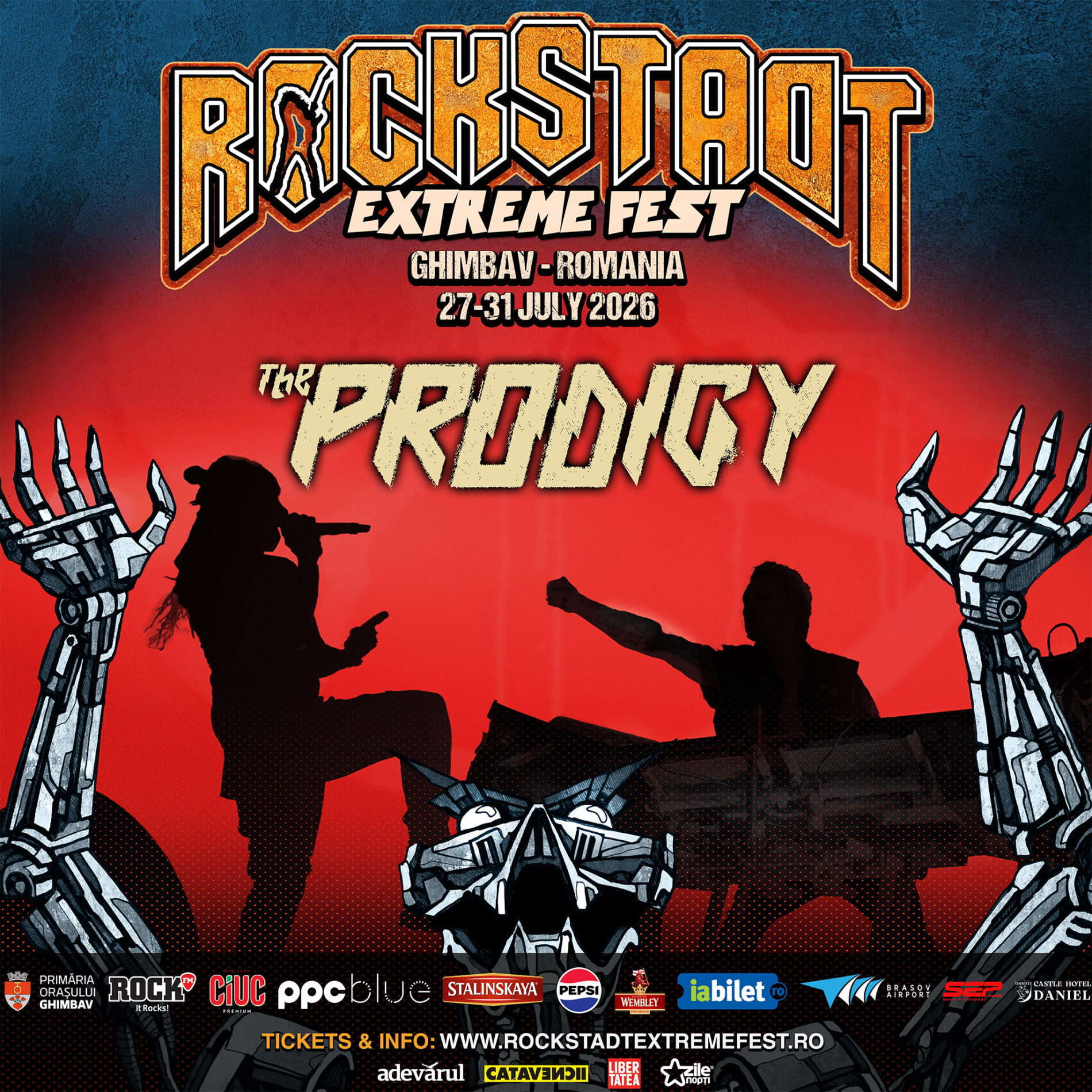 The Prodigy, Animals as Leaders și Insomnium confirmate la Rockstadt Extreme Fest 2026