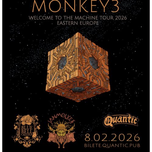 Cronică de concert Monkey3, Jahmolxes și Bluebell Creeper, 8 februarie 2026, Quantic