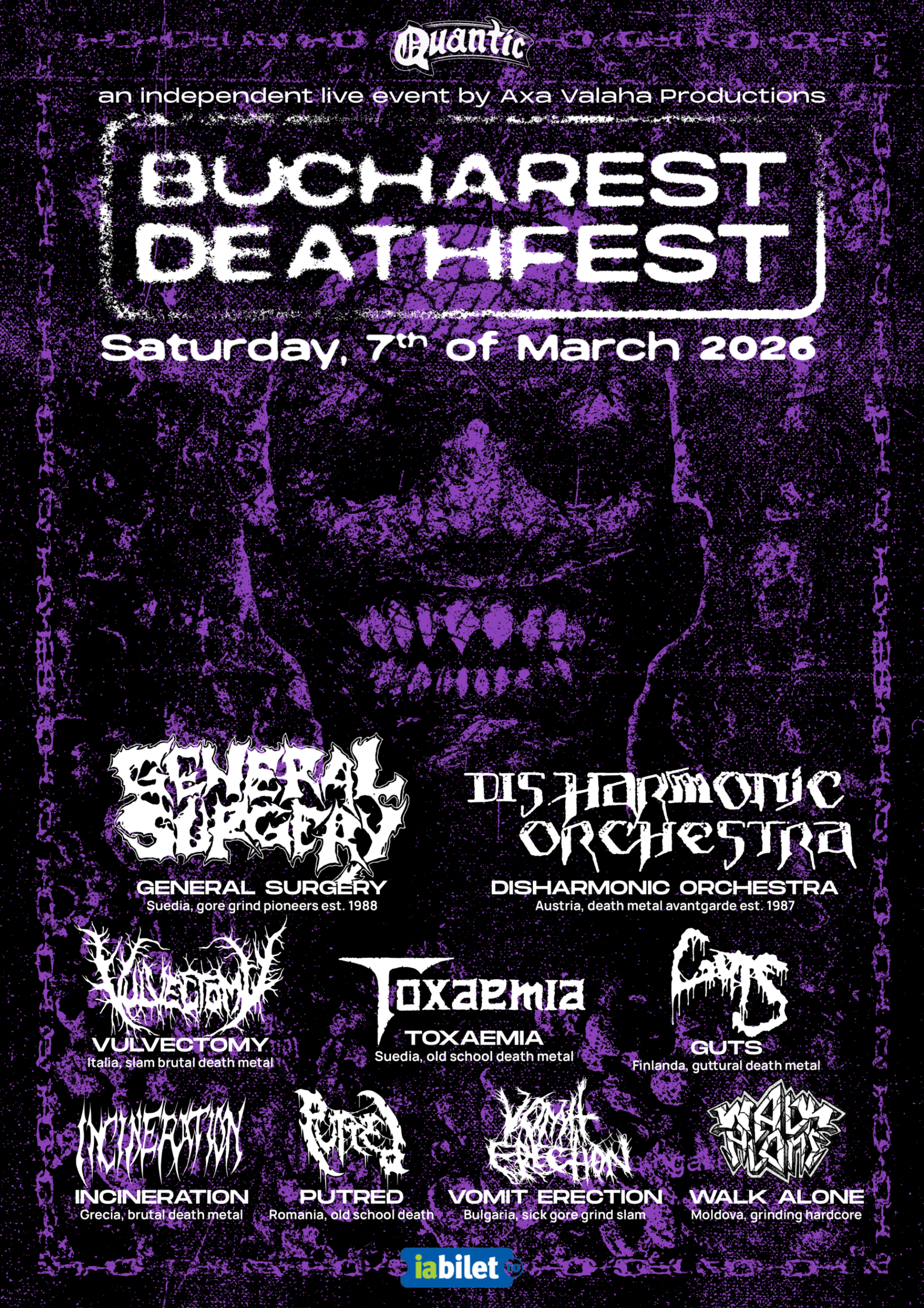 Bucharest Deathfest 2026 va avea loc weekend-ul acesta