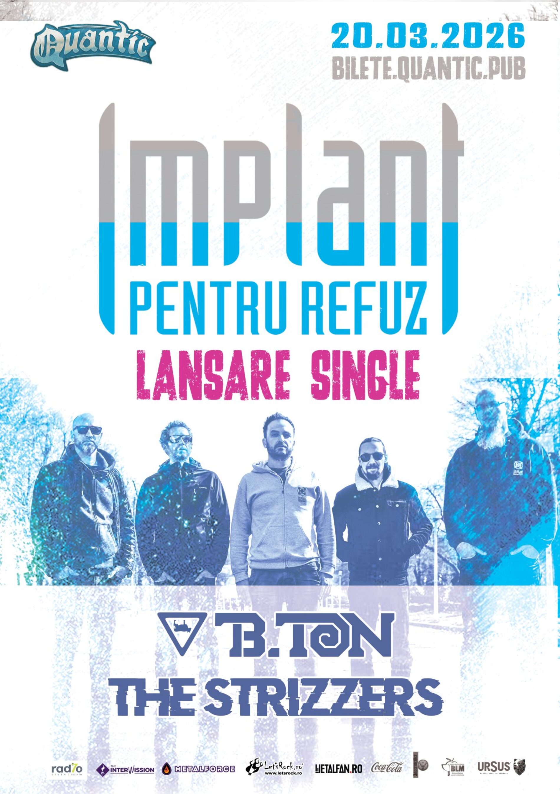 Implant pentru Refuz va lansa un nou single în Quantic