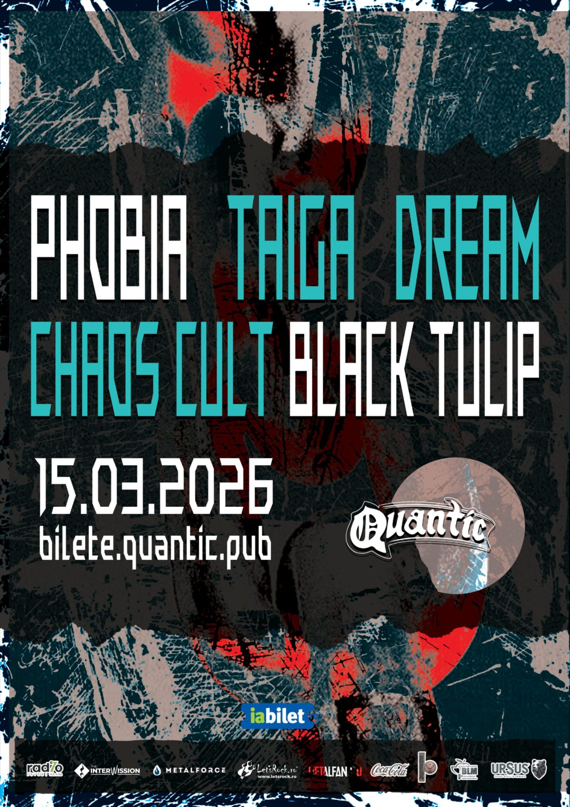 Concert Phobia în Quantic
