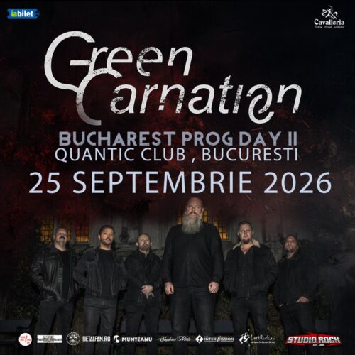 Green Carnation cântă la Bucharest Prog Day II pe 25 septembrie 2026