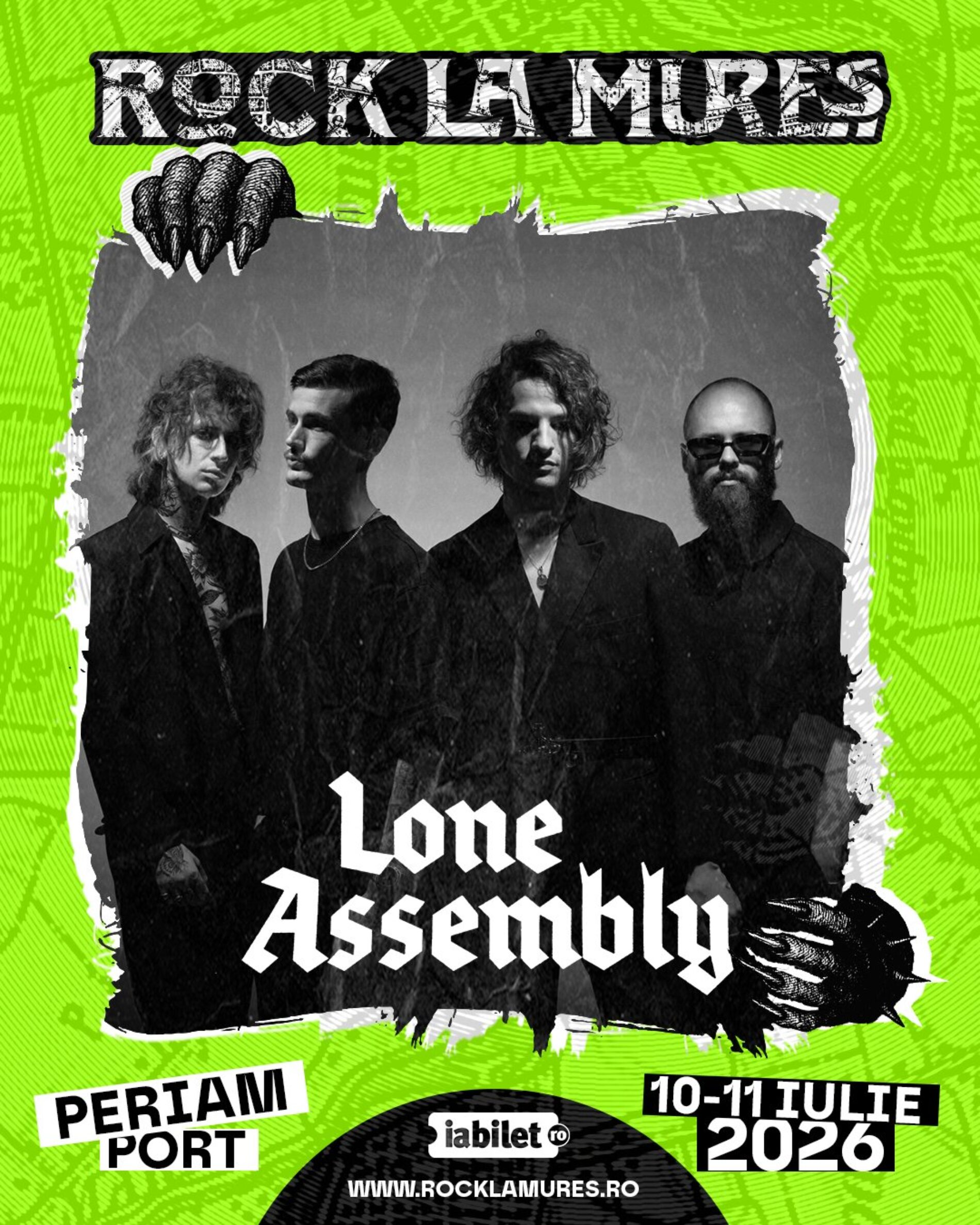 Rock la Mureș 2026 anunță noi confirmări: Lone Assembly și +SHE+
