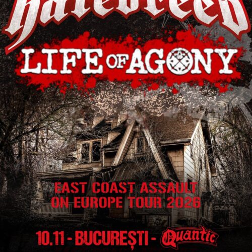 Hatebreed și Life of Agony ajung pe 10 noiembrie în Quantic