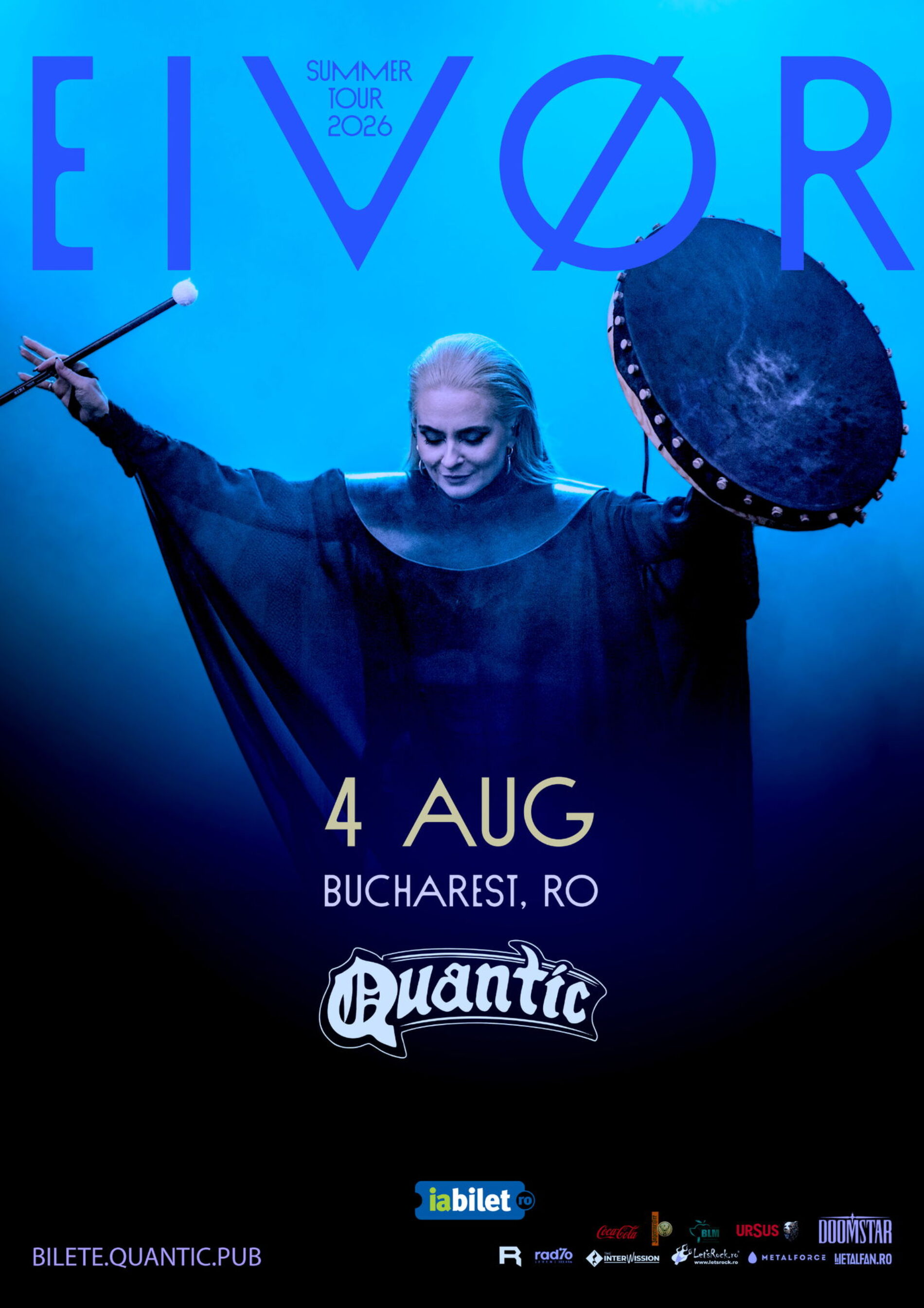Eivør va concerta în Quantic