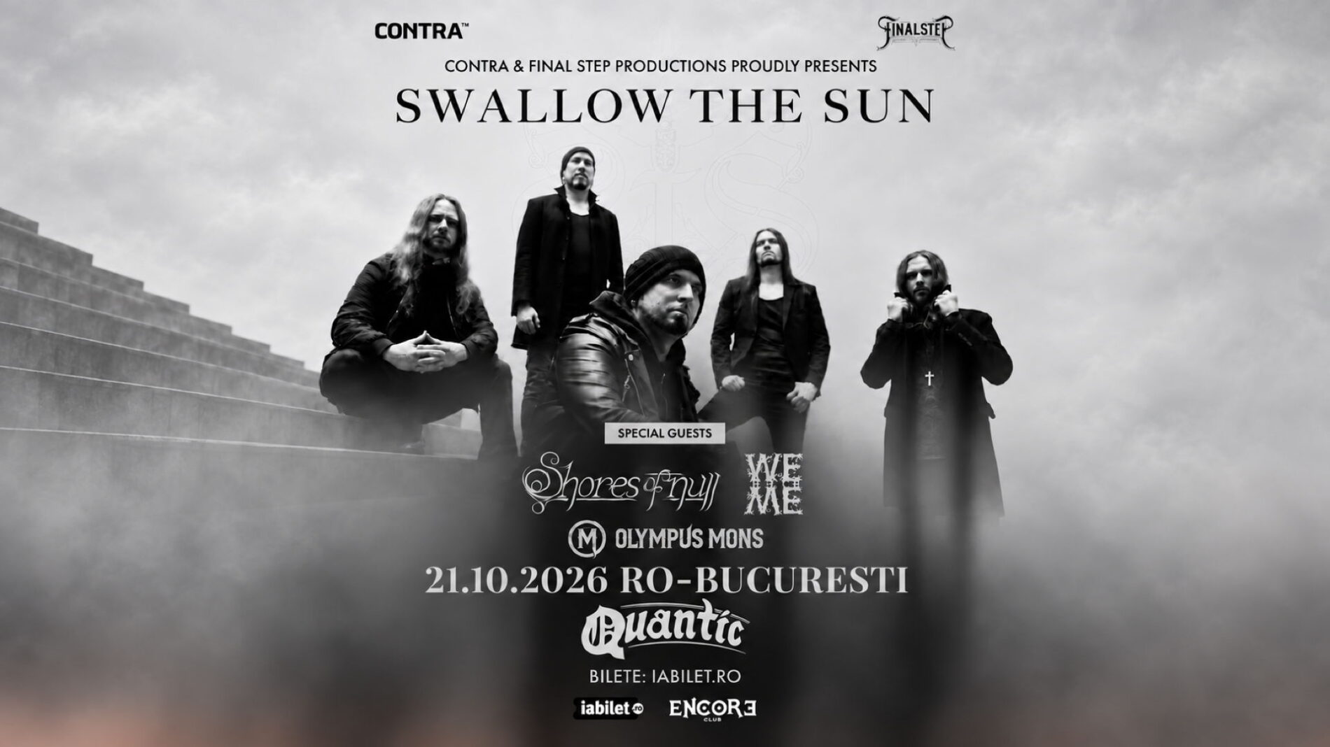 Galerie foto Swallow the Sun, Shores of Null, Woe Unto Me și Olympus Mons în Quantic